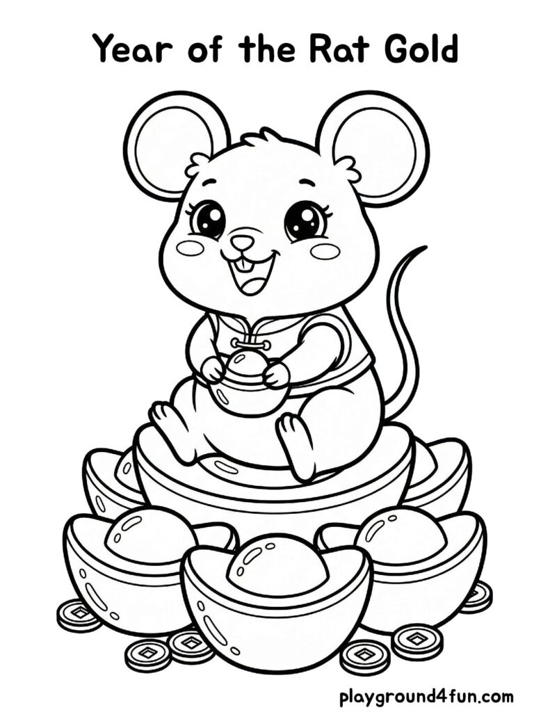 Year of the Rat Gold