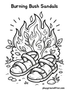 Burning Bush Sandals