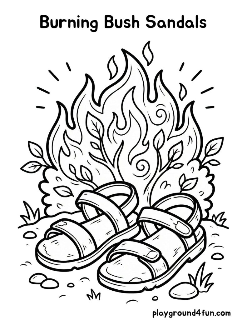 Burning Bush Sandals