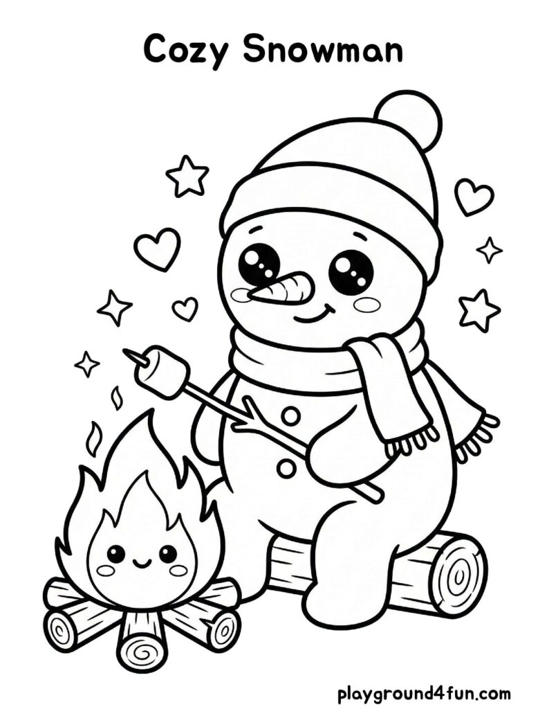 Cozy Snowman