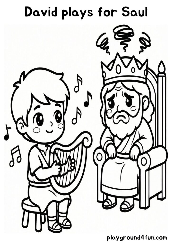 David plays for Saul