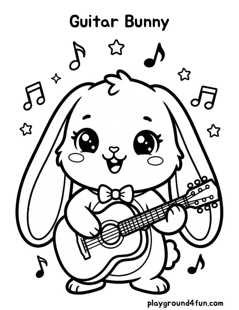 Guitar Bunny