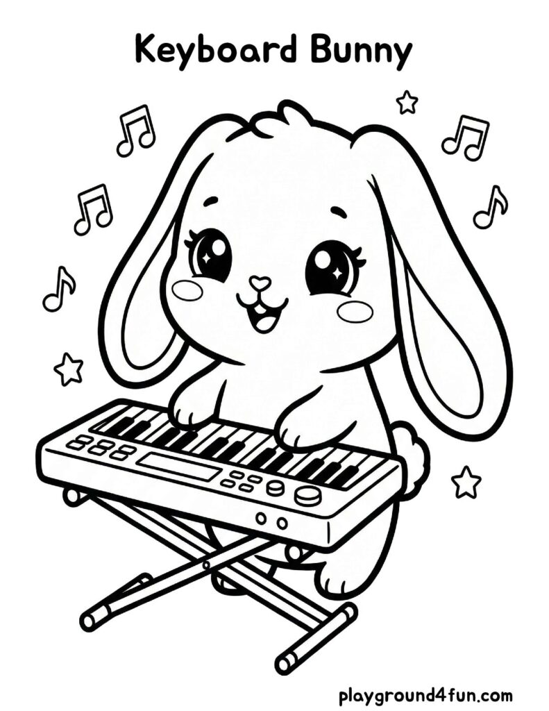 Keyboard Bunny