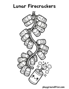Coloring pages: Lunar Firecrackers pdf