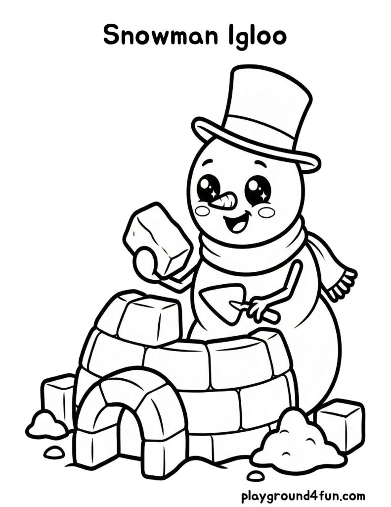 Snowman Igloo