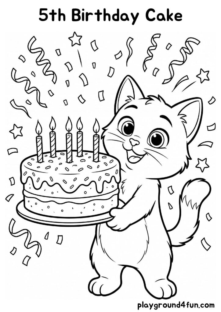 5th Birthday Cake