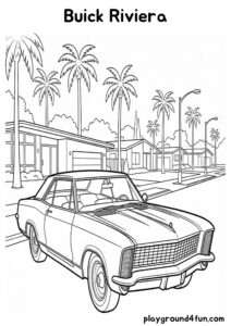 Coloring pages: Buick Riviera pdf