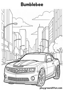 Coloring pages: Bumblebee pdf