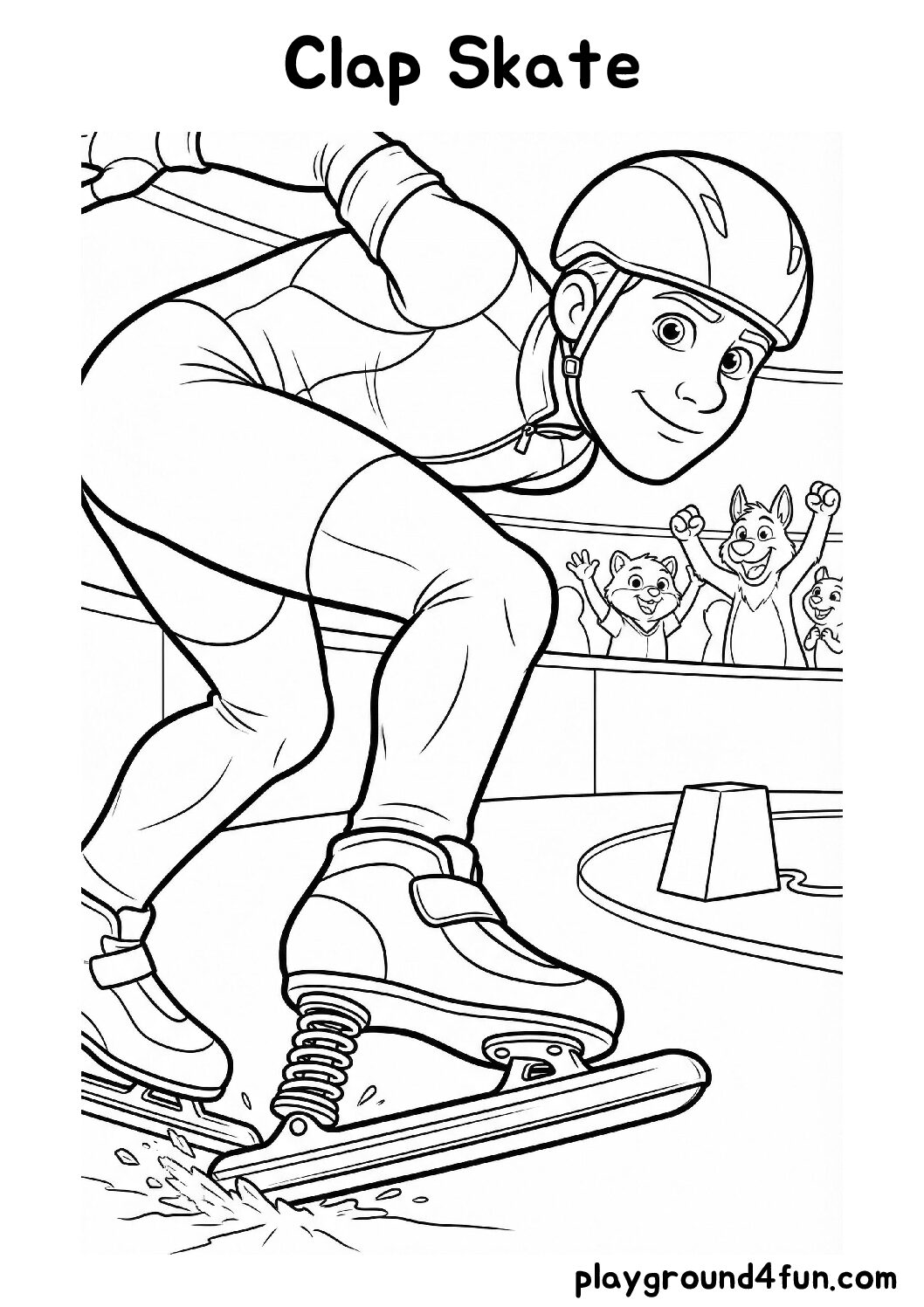Coloring pages: Clap Skate pdf