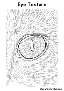 Coloring pages: Eye Texture pdf