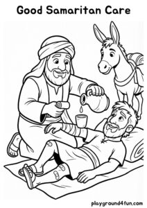 Coloring pages: Good Samaritan Care pdf