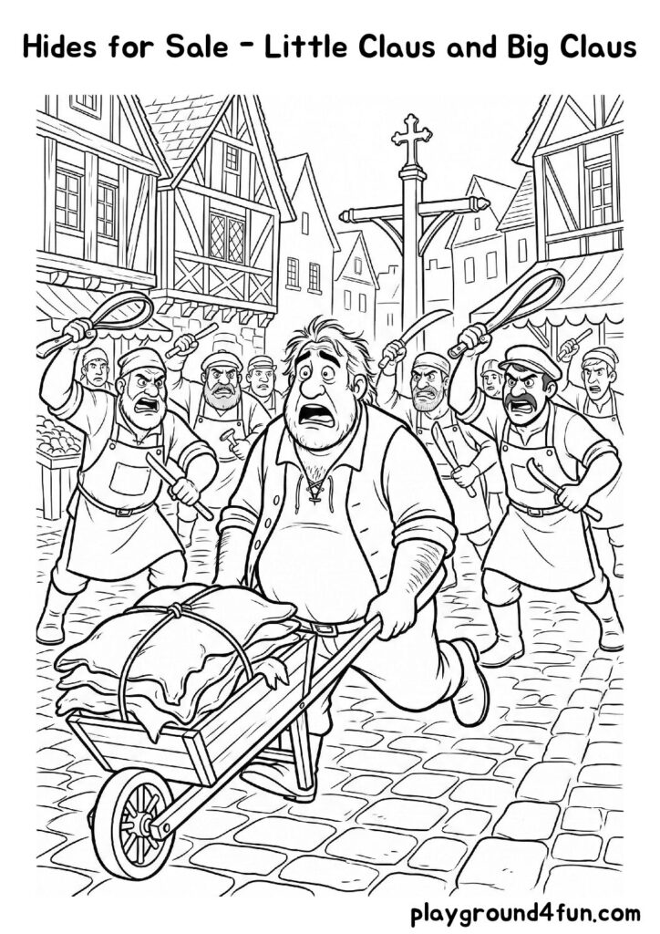 Hides for Sale – Little Claus and Big Claus