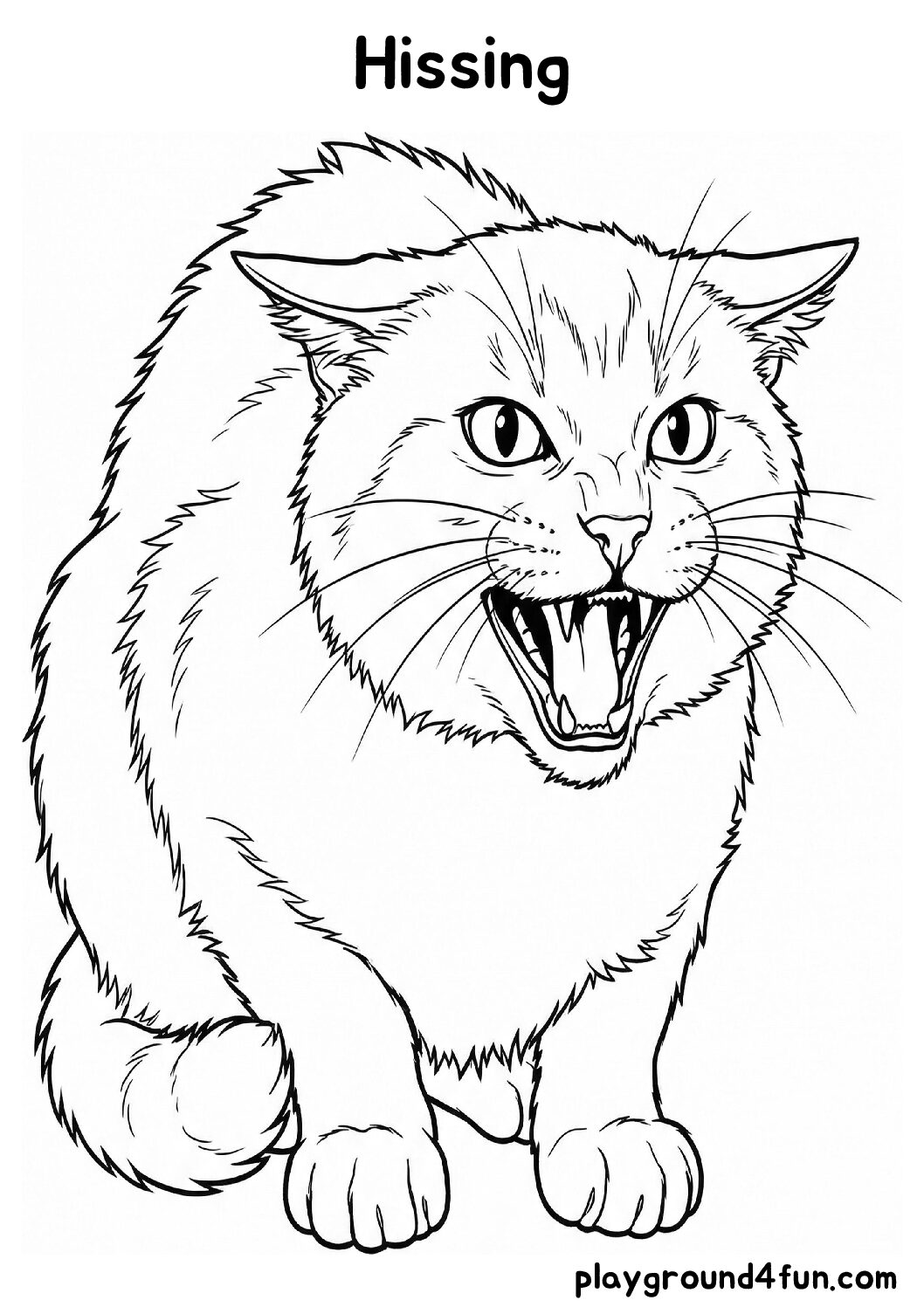 Coloring pages: Hissing pdf