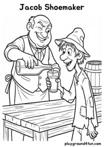 Coloring pages: Jacob Shoemaker pdf