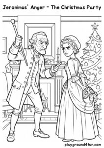 Coloring pages: Jeronimus Anger The Christmas Party pdf