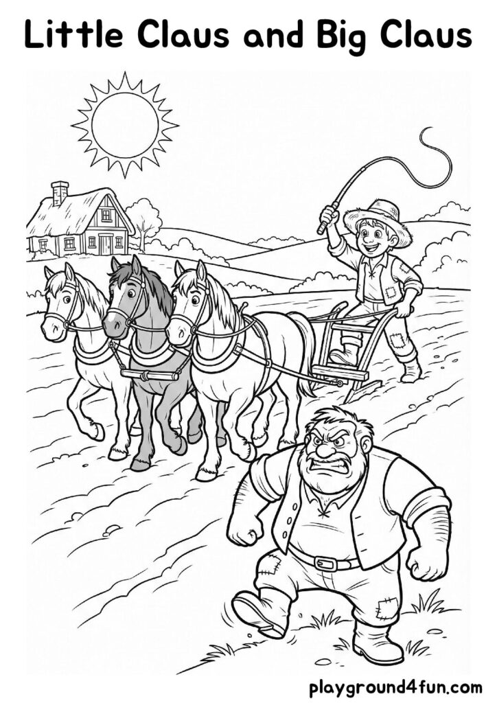 Little Claus and Big Claus Coloring Pages