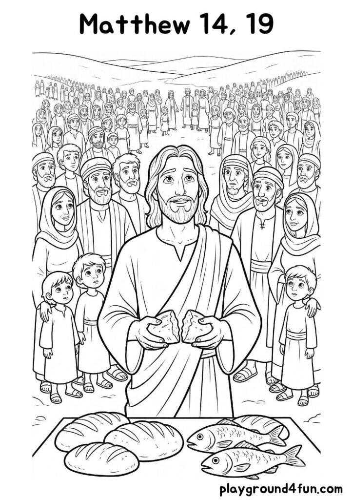 Matthew 14, 19