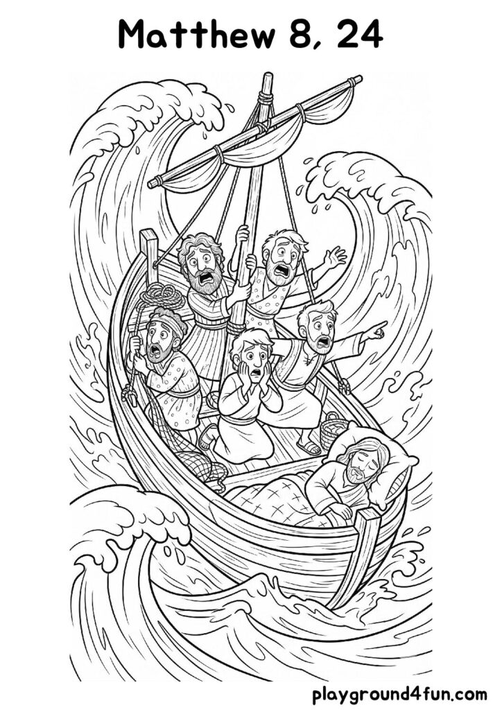 Matthew 8, 24