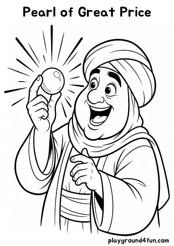 Pearl of Great Price Coloring Pages