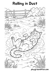 Coloring pages: Rolling in Dust pdf