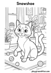 Coloring pages: Snowshoe pdf