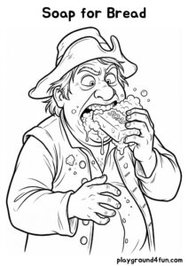 Coloring pages: Soap for Bread pdf