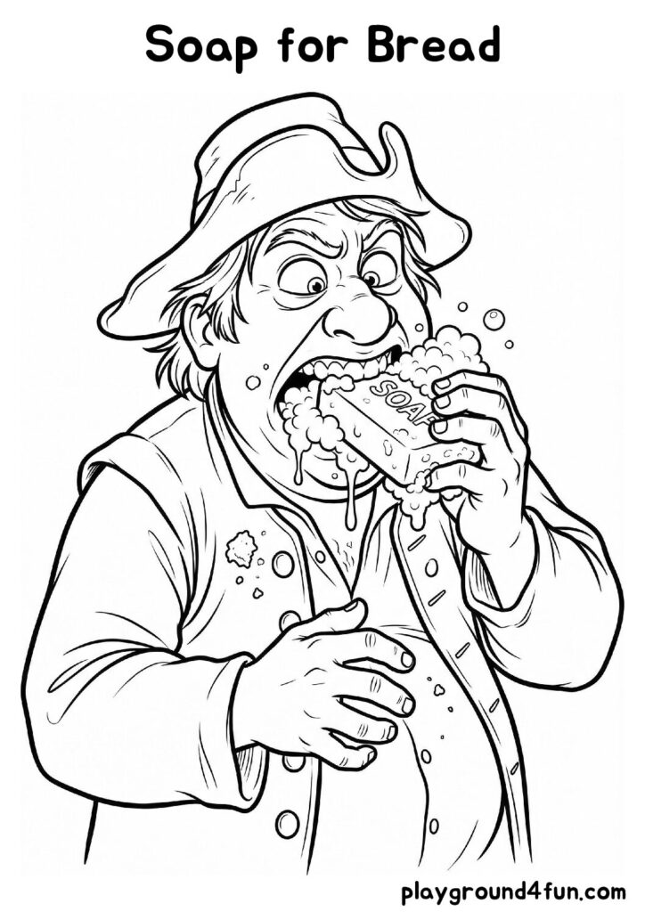 Soap for Bread Coloring Pages