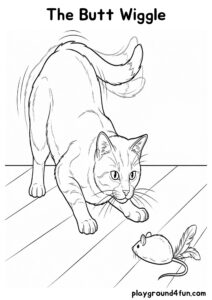 Coloring pages: The Butt Wiggle pdf