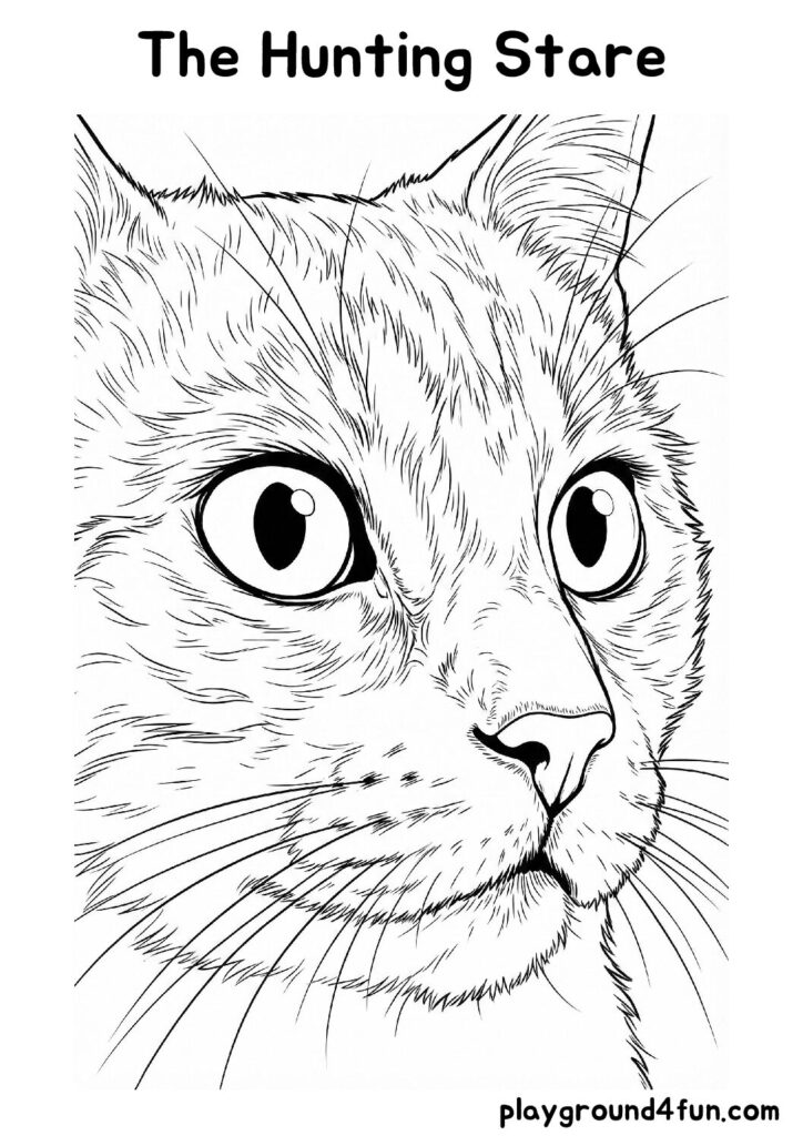 The Hunting Stare Coloring Pages