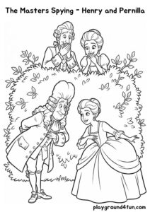 Coloring pages: The Masters Spying Henry and Pernilla pdf