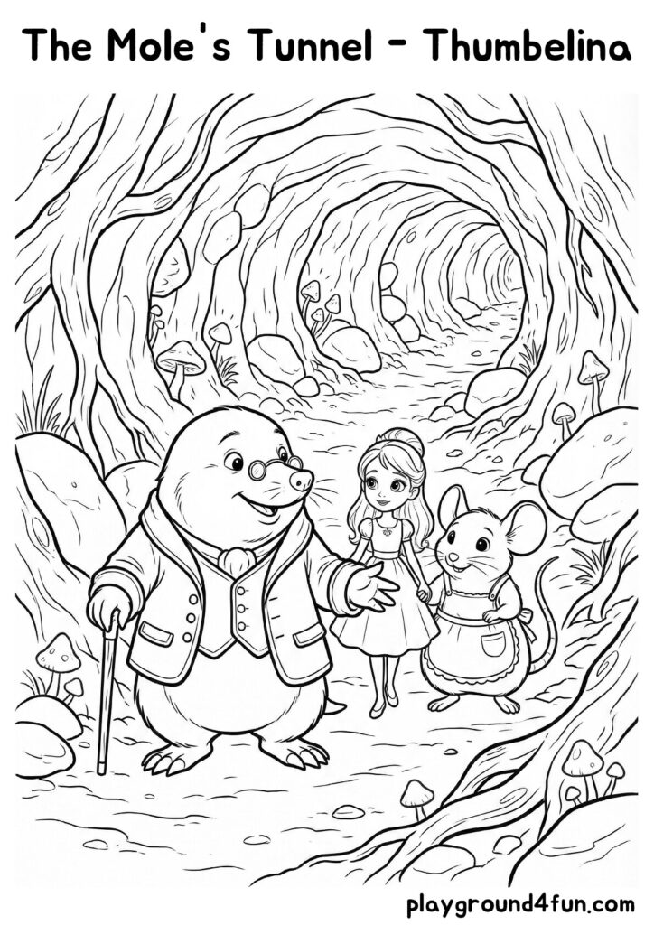 The Mole’s Tunnel – Thumbelina