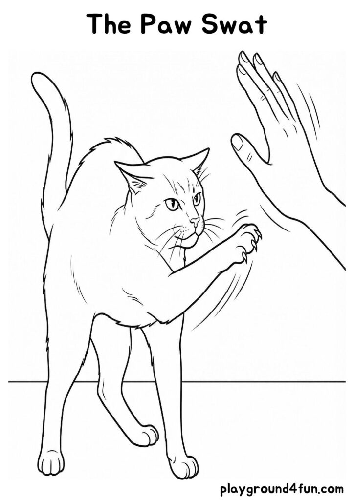 The Paw Swat Coloring Pages