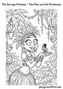 Coloring pages: The Savage Princess The Flea and the Professor pdf