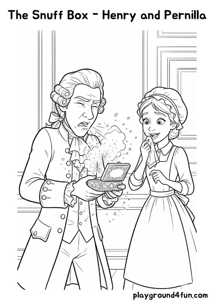 The Snuff Box – Henry and Pernilla Coloring Pages