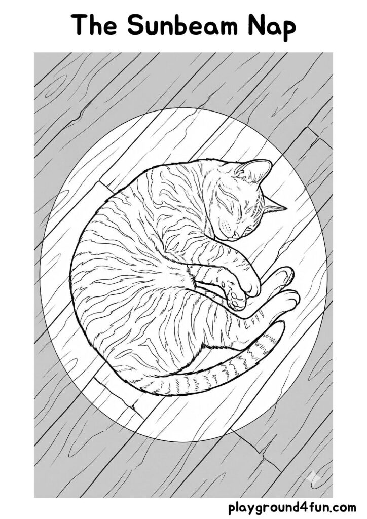 The Sunbeam Nap Coloring Pages