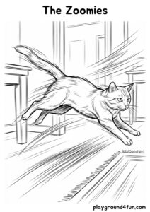 Coloring pages: The Zoomies pdf