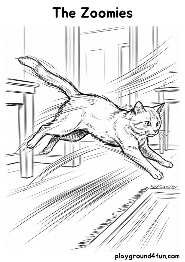 The Zoomies Coloring Pages