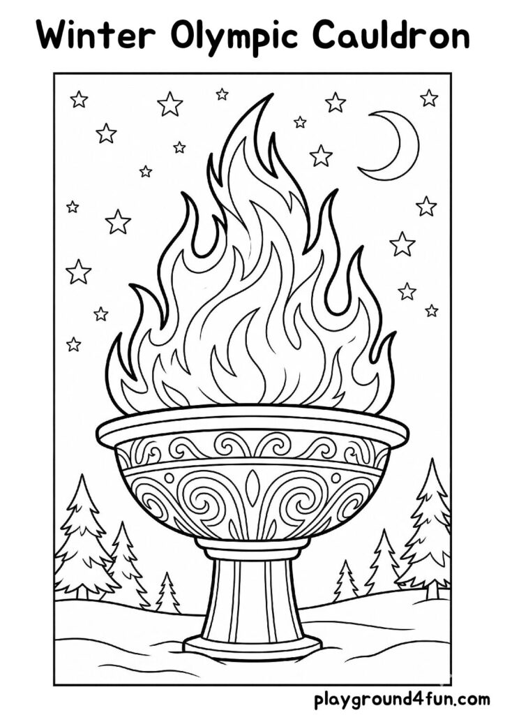 Winter Olympic Cauldron