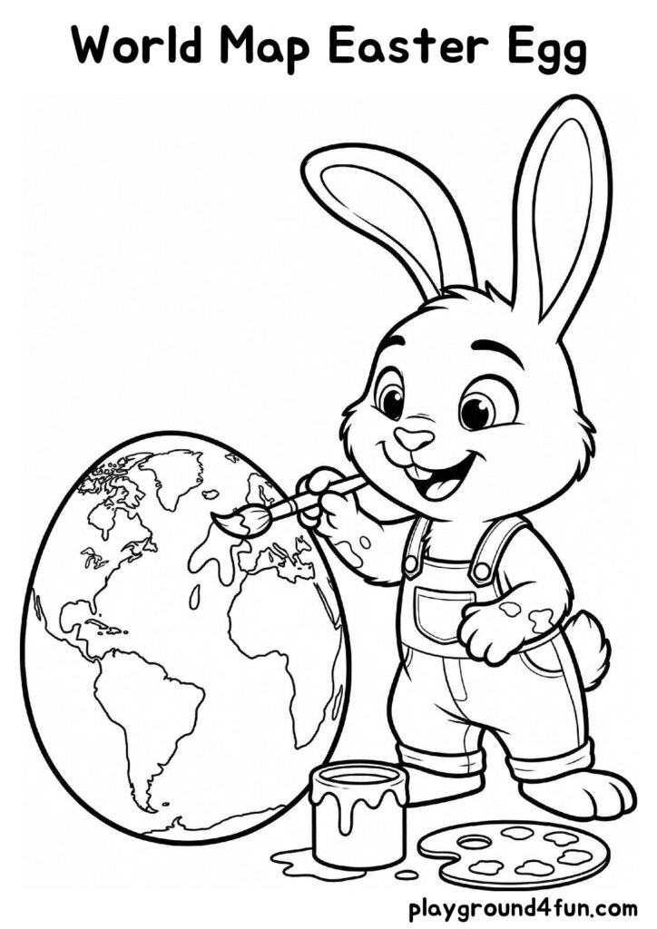 World Map Easter Egg