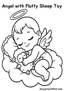 Free Angels Coloring Pages