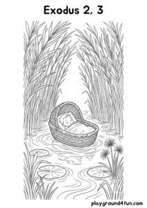 Coloring pages: Exodus 2 3 pdf