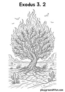 Coloring pages: Exodus 3 2 pdf