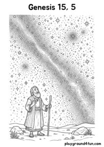 Coloring pages: Genesis 15 5 pdf