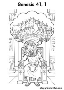 Coloring pages: Genesis 41 1 pdf