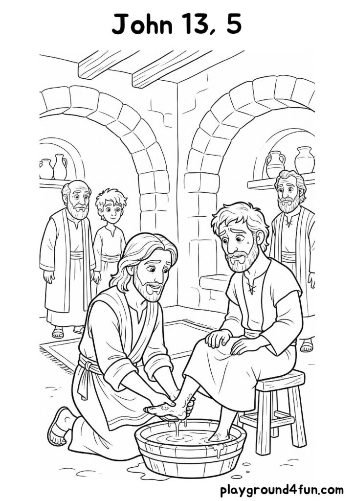 John 13, 5