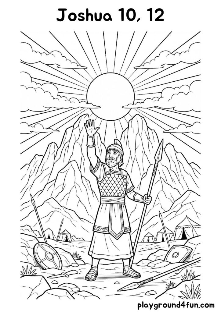 Joshua 10, 12