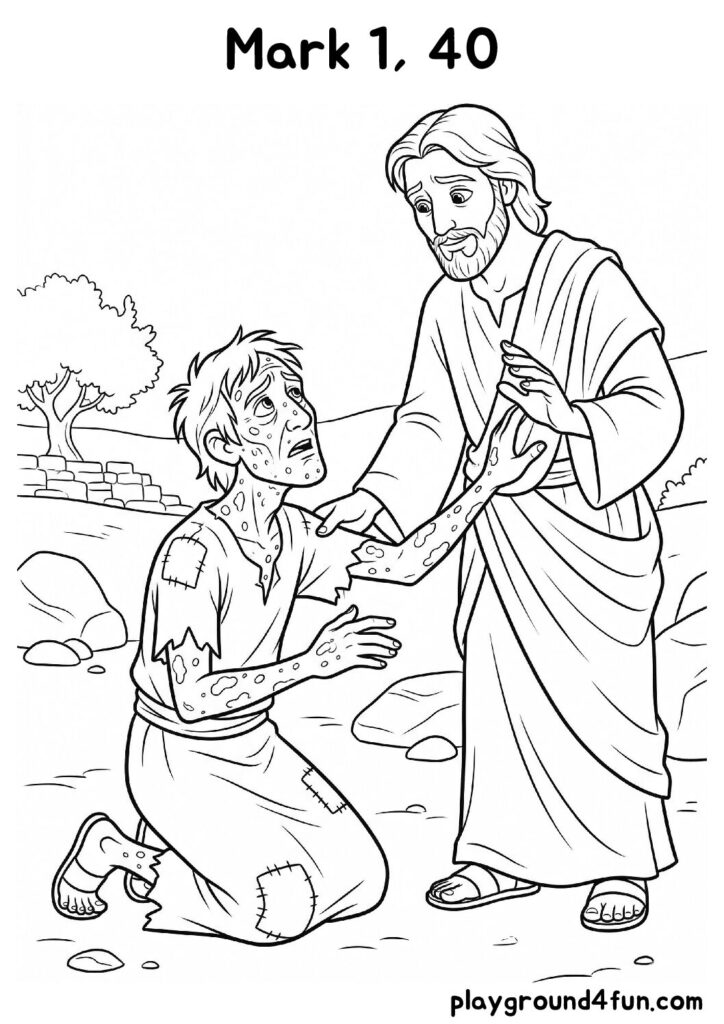Mark 1, 40 Coloring Pages