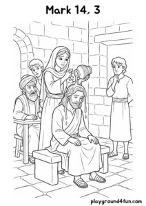 Coloring pages: Mark 14 3 pdf