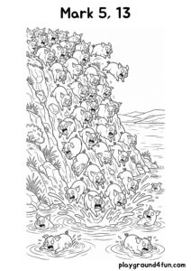 Coloring pages: Mark 5 13 pdf