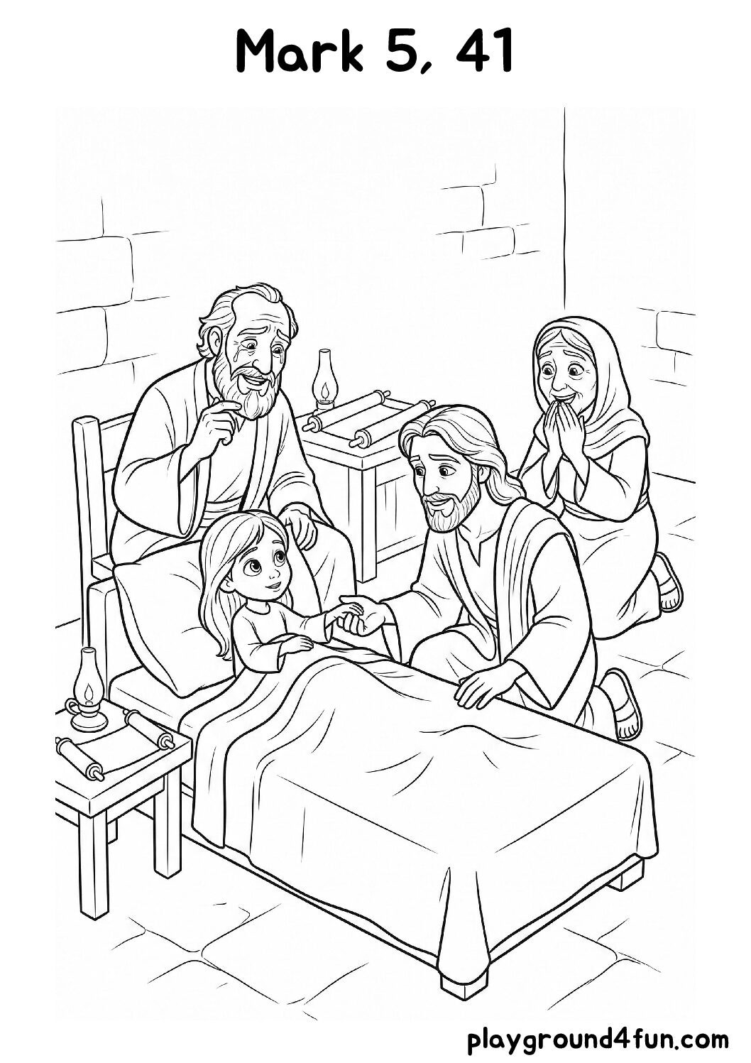 Coloring pages: Mark 5 41 pdf